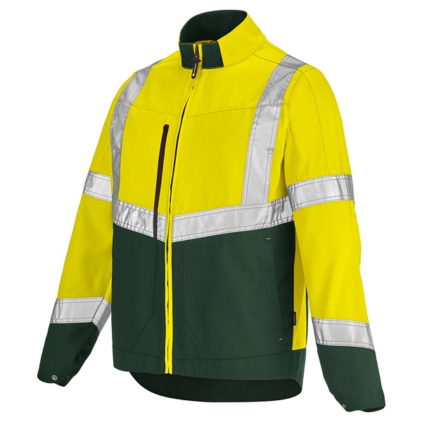 Cepovett Safety 3HVN3PI Green, Yellow Unisex Hi Vis Jacket, XL