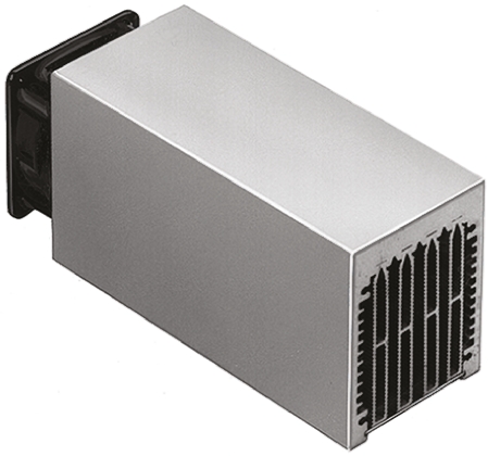 Fischer Elektronik Heatsink, Universal Rectangular Alu with Fan 74 mm 100 mm 62mm