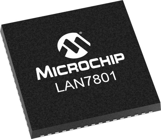 Microchip LAN7801-I/9JX, USB Interface IC, 3.3 V 1000 Mbps USB, 64-Pin 3.3V VQFN