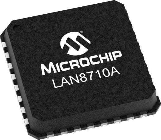 Microchip LAN8710AI-EZK-ABC, Interface IC, 3.3 V 100 Mbps, 32-Pin 3.3V QFN