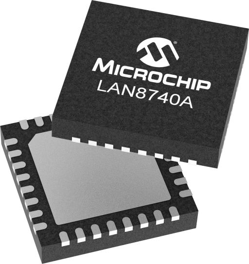 Microchip LAN8740A-EN-TR, Ethernet Transceiver, 1.8 V 1000 Mbps USB, 32-Pin VQFN