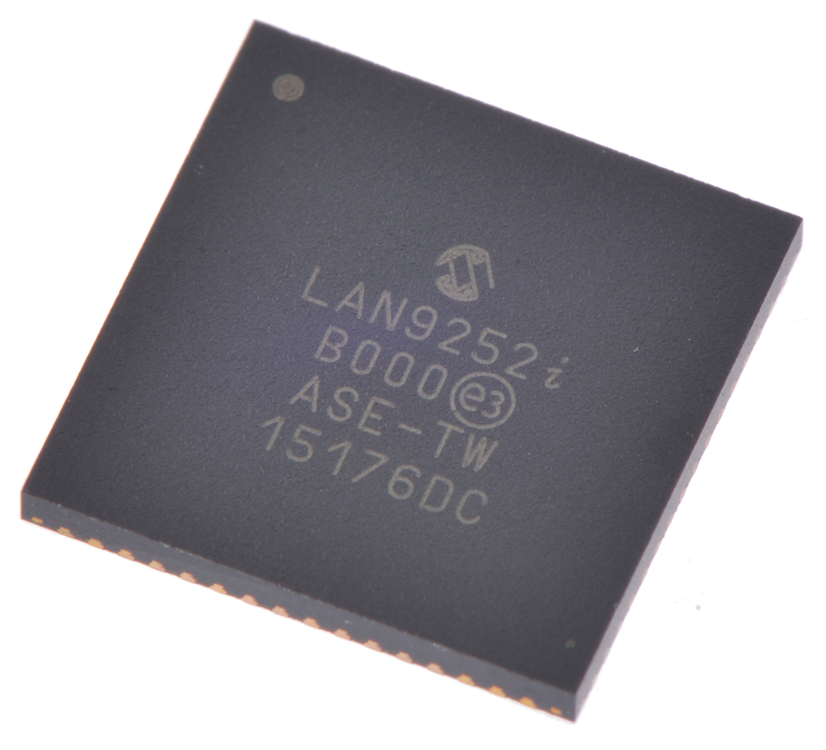 Microchip LAN9252I/ML, Ethernet Controller, 3.3 V 100 Mbps Host Bus, 64-Pin 3.3V QFN