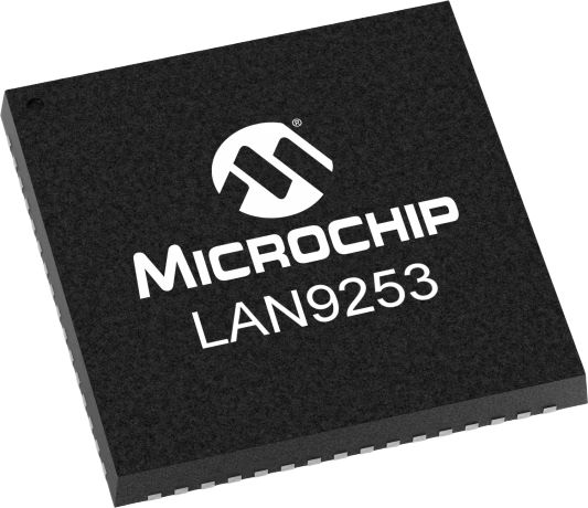 Microchip LAN9253-I/R4X, EtherCAT Junction Slave, 1.8 V 100 Mbps GPIO, SPI, SQI, 64-Pin 3.3V QFN