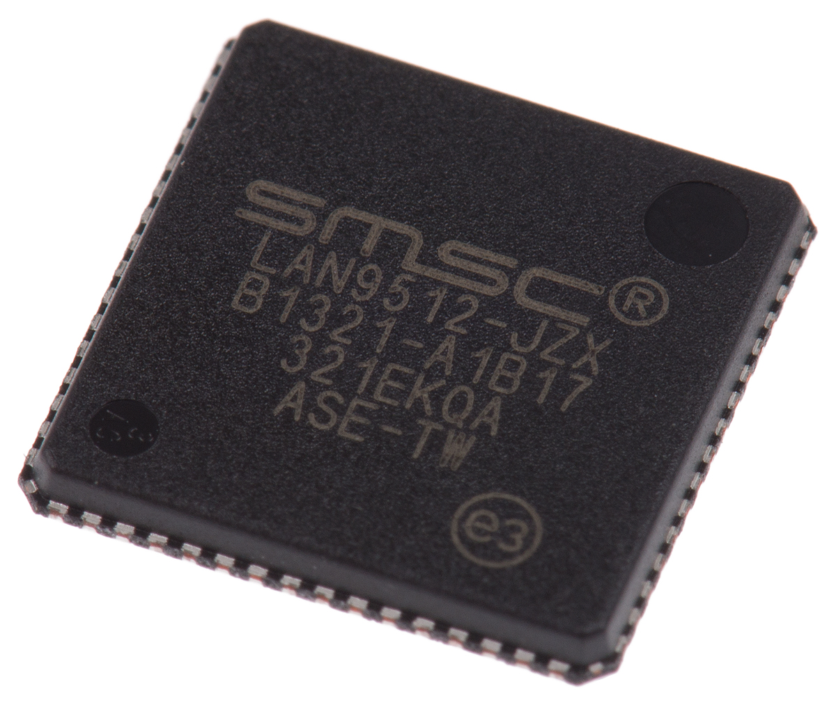 Microchip, Ethernet Controller, 3.3 V 100 Mbps USB 2.0, Ethernet, 64-Pin 3.3V QFN