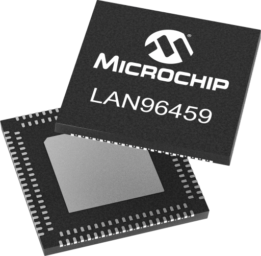 Microchip LAN96459FT-I/8NW, Ethernet Switch, -0.3 V 1 Gbps, 156-Pin 3.63V VQFN