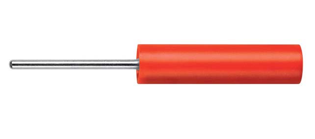 Schutzinger Red Banana Socket and Nickel Plated