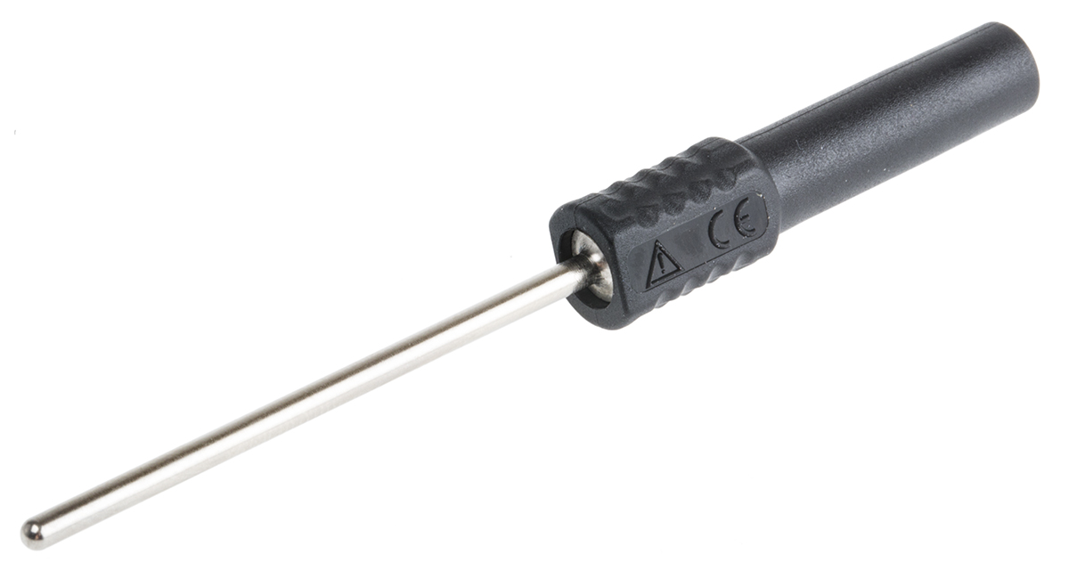Schutzinger Black Banana Socket and Nickel Plated