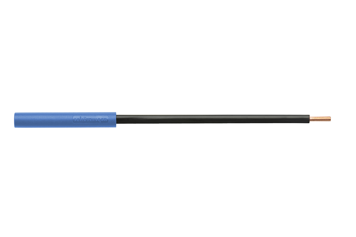 Schutzinger Blue Banana Socket With Copper contacts and Nickel Plated