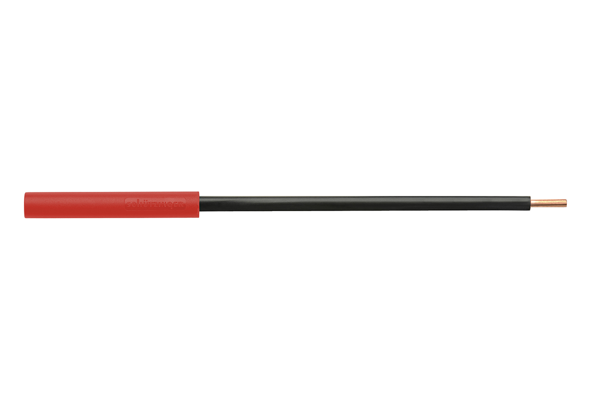 Schutzinger Red Banana Socket With Copper contacts and Nickel Plated
