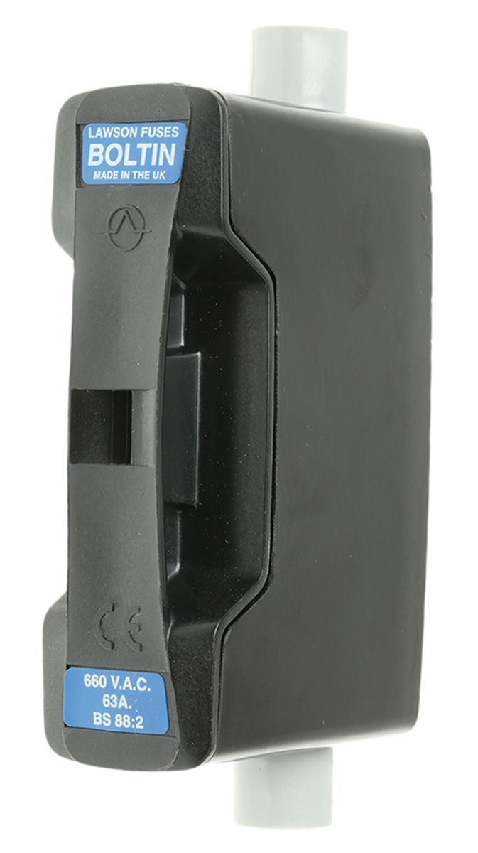 Lawson Fuses 63A Rail Mount Fuse Holder, 690V ac