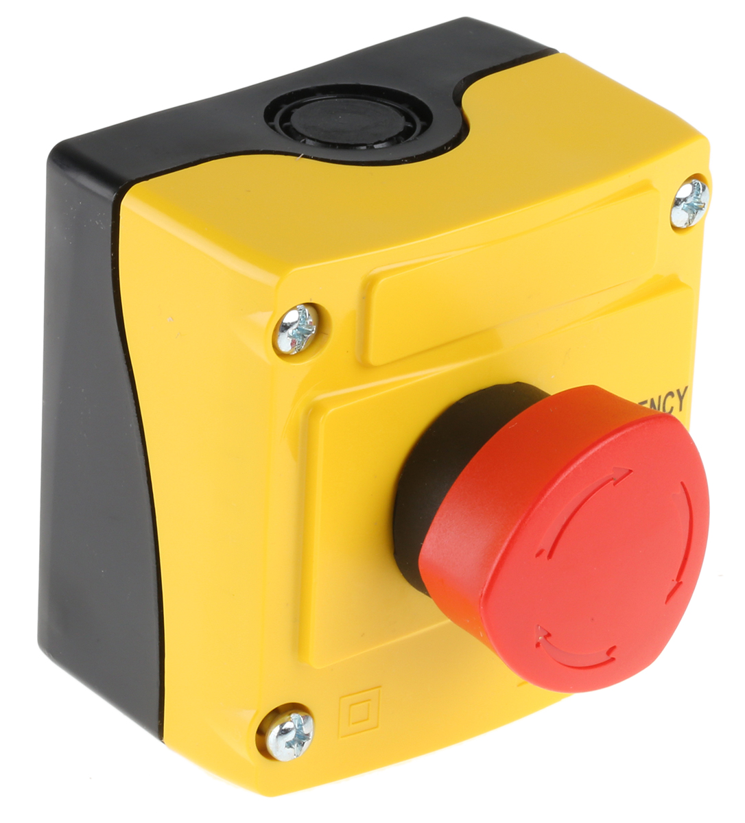 lbx10510 BACO LBX1 Series Twist Release Emergency Stop Push Button, Surface Mount, 22 mm Cutout, 1 NC, IP66