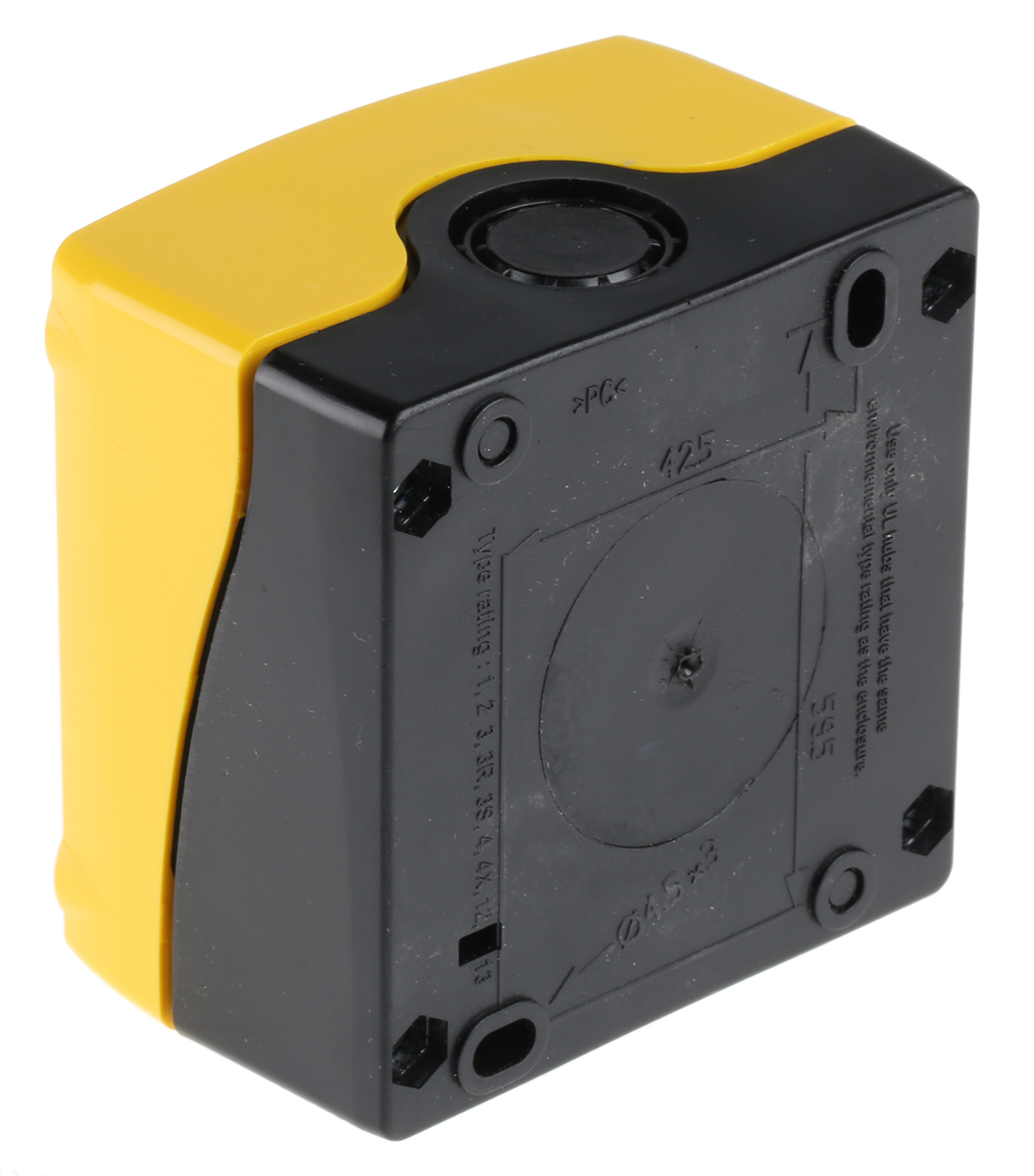 lbx10510 BACO LBX1 Series Twist Release Emergency Stop Push Button, Surface Mount, 22 mm Cutout, 1 NC, IP66