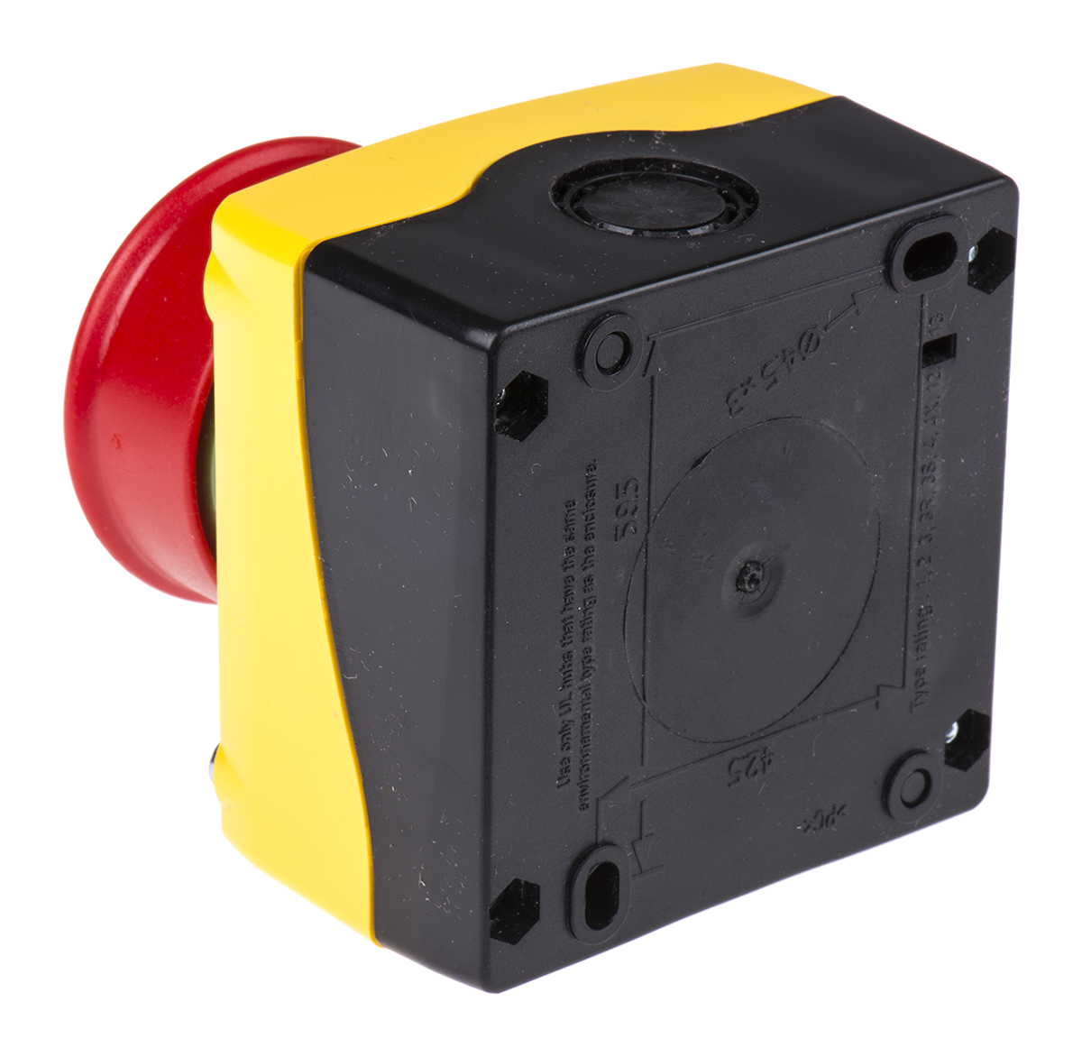 lbx13102 BACO LBX1 Series Pull Release Emergency Stop Push Button, Surface Mount, 2 NC, IP66