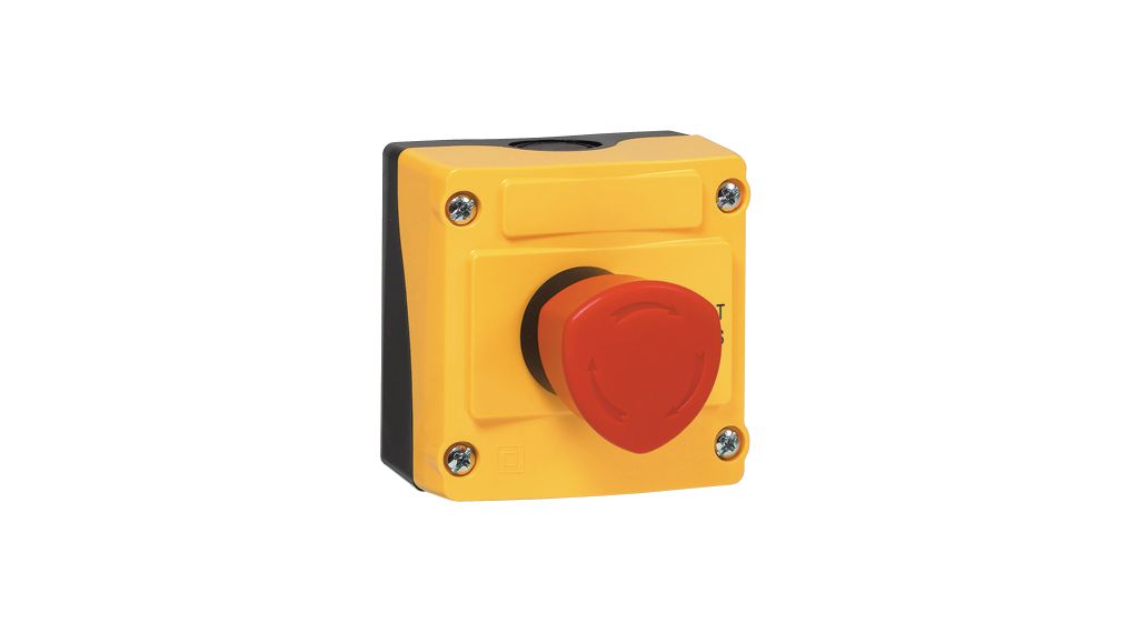 BACO LBX Series Latching Emergency Stop Push Button, Panel Mount, 2 NC, IP66