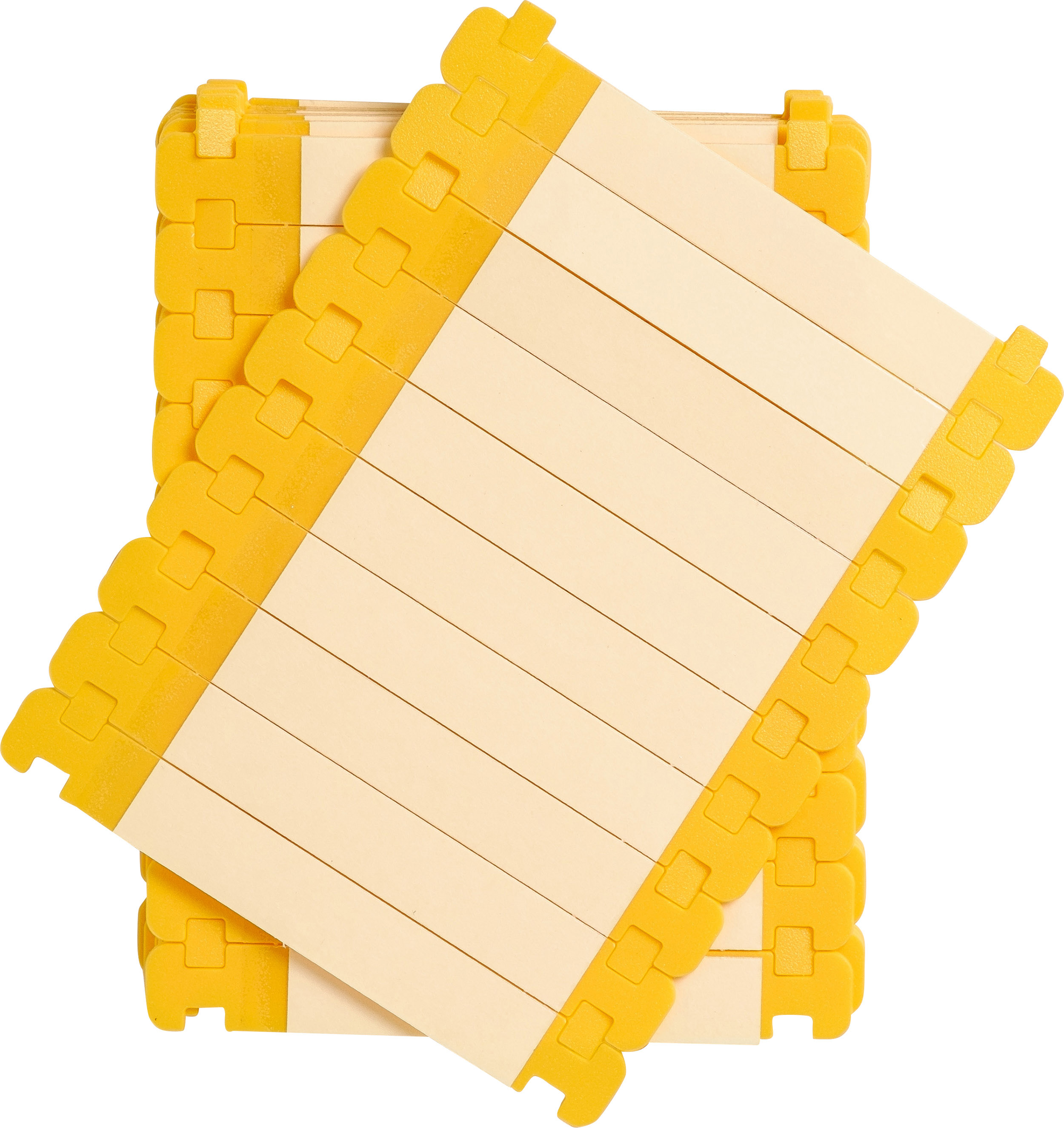 Brady on Yellow Cable Labels, 70.99 mm Width, 9 mm Label Length, 9 mm Label Width