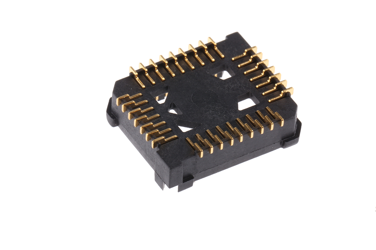 E-TEC 1.27 mm Pitch 32 Way Surface PLCC IC Socket