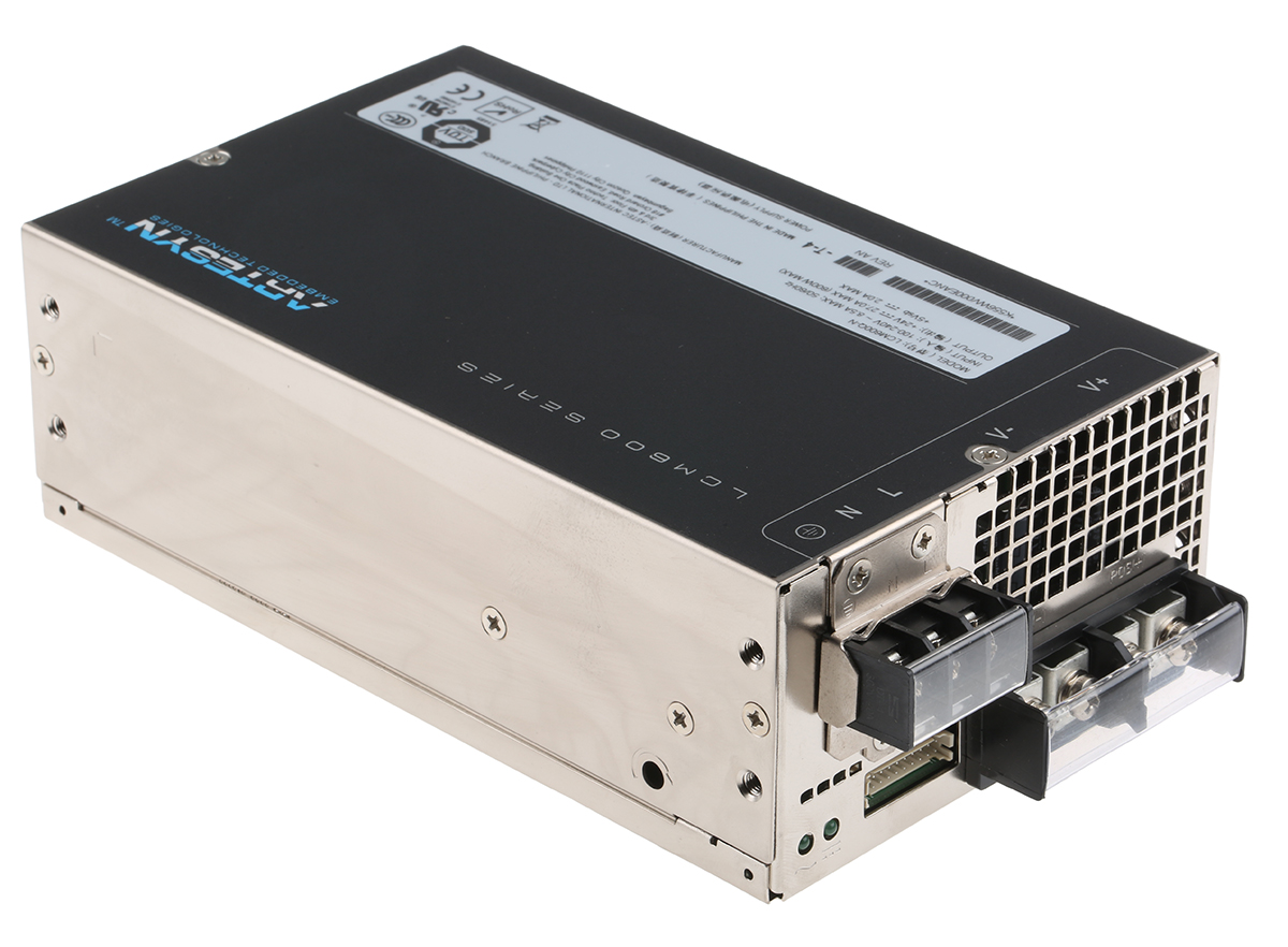 Artesyn Switching Power Supply, LCM600Q-T-N-4 24V dc, 27A, 600 W, Input 85V ac to  300V ac