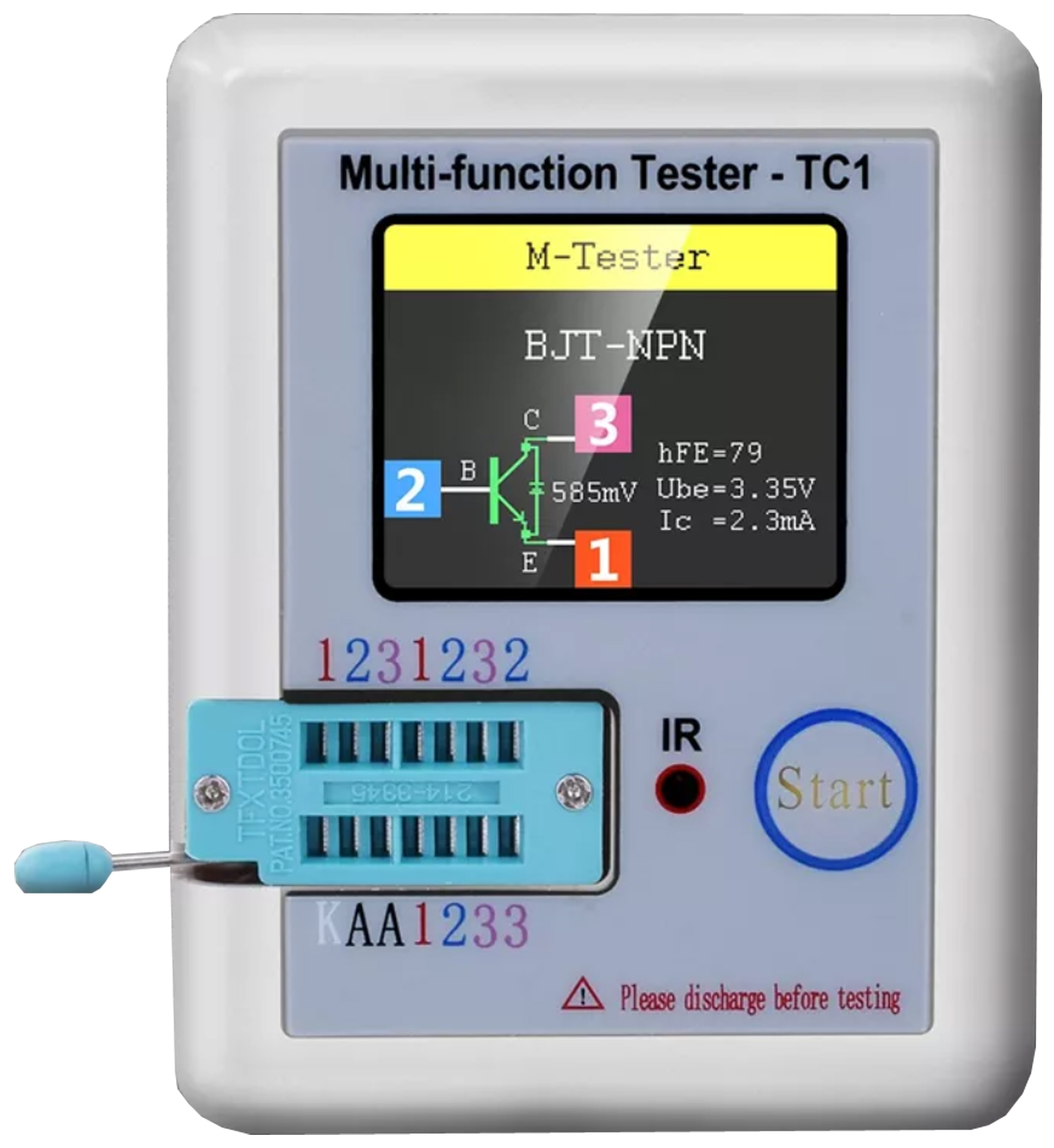 Seeit LCR-TC1 Handheld LCR Meter 100 mF, 50 mΩ, 20 h