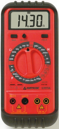Amprobe LCR55A Handheld LCR Meter 2 mF, 20 mΩ, 200 h, RSCAL