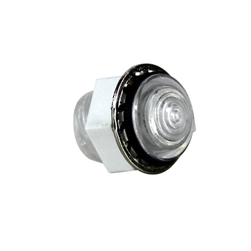 LCS_032_CTP VCC Panel Mount Straight Rigid LED Light Pipe Clear, Clear, 0.344 in LED Included included