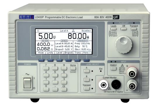 ld400p Aim-TTi LD400 Series Electronic Load, 0 to 400 W, 0/80 V, 0 to 80 A