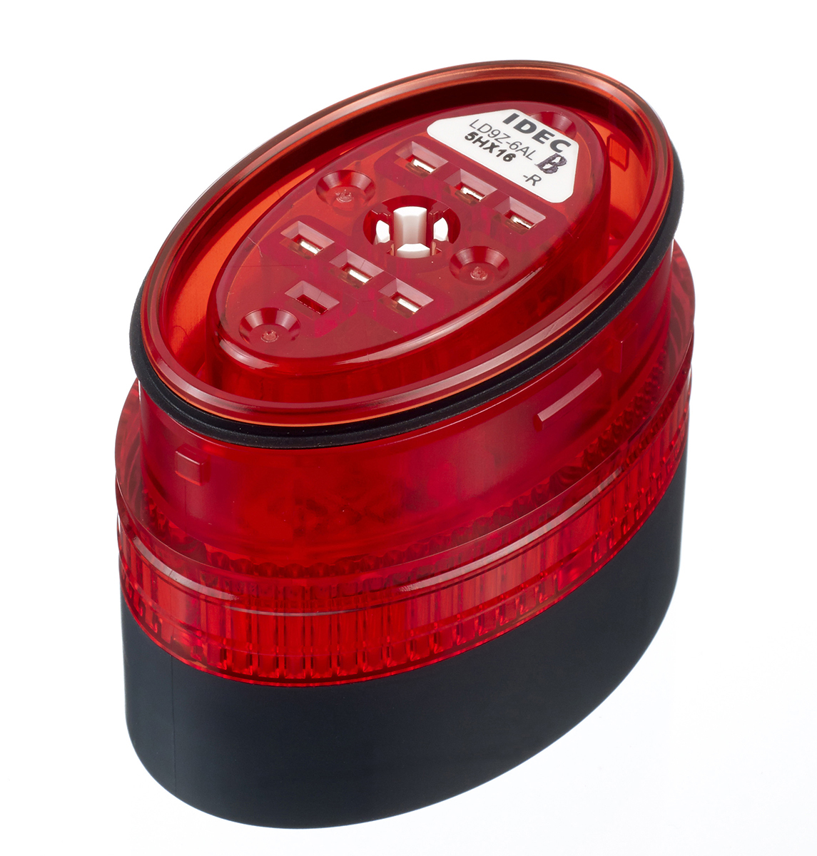 Idec LD6A Series Red Steady, Flashing Beacon 24V ac/dc, LED Bulb Wall, IP65, IP54