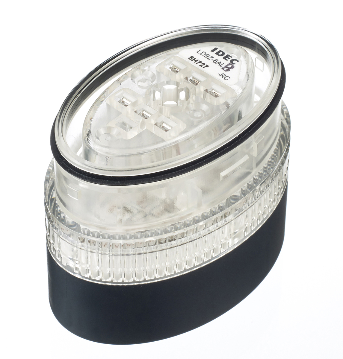 Idec LD6A Series Red Flashing, Steady Beacon 24V ac/dc, LED Bulb Direct Mount, Frame Mount, Pole, Wall Mount, IP54, IP65