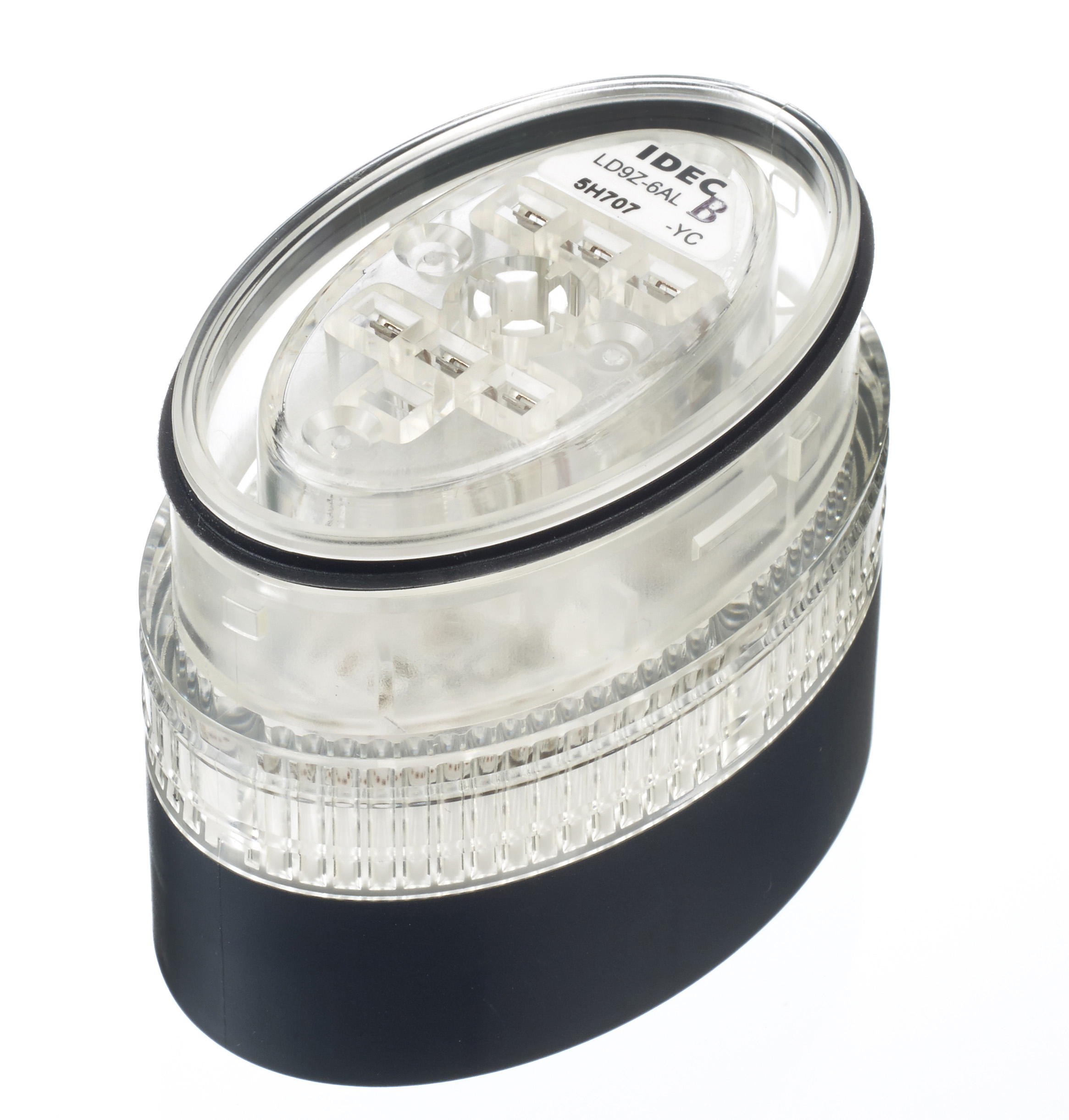 Idec LD6A Series Yellow Steady, Flashing Beacon 24V ac/dc, LED Bulb Wall, Pole, Frame, Direct, IP65, IP54