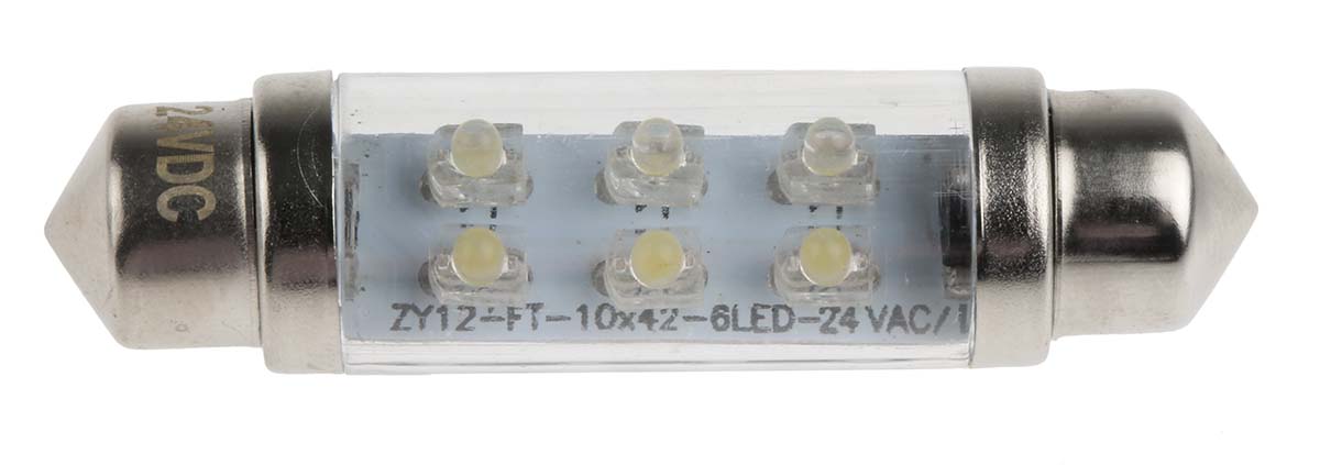 JKL Components LE-0603 LED Car Bulb 0.22 W, White, Festoon shape