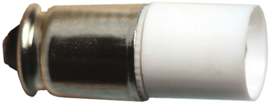 JKL Components White Indicator Lamp, 12V dc, Midget Groove Base, 6.2 mm Diameter