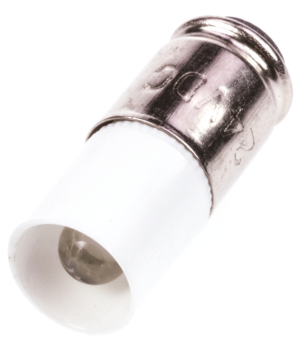 JKL Components White Indicator Lamp, 24V dc, Midget Groove Base, 6.2 mm Diameter