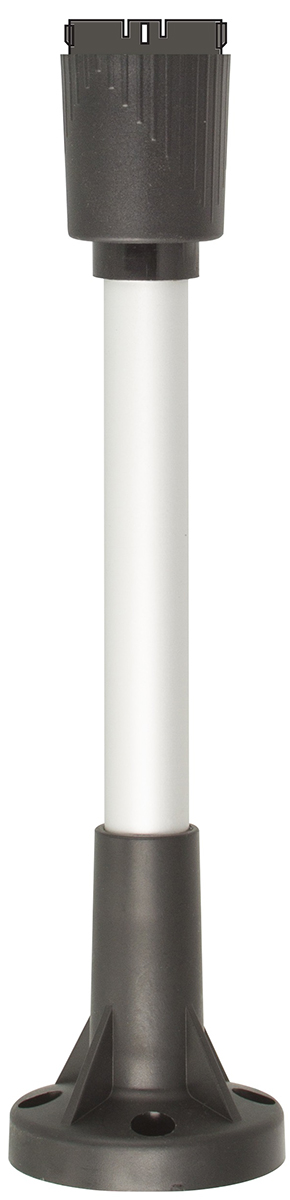 Moflash LED-MINI Series Mounting Base with Tube, LED Bulb 24V, DC, IP54