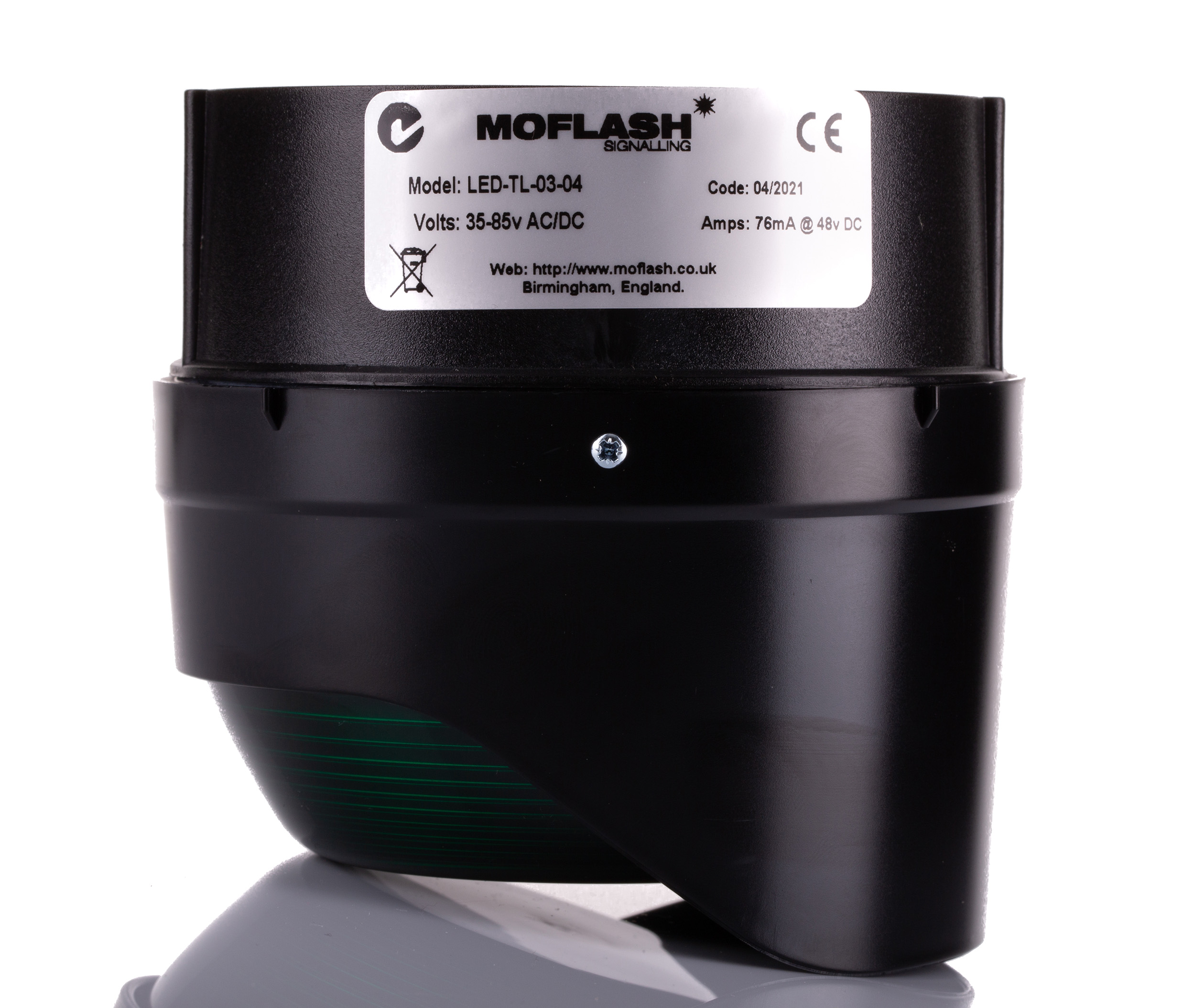 led-tl-01-01 Moflash LED-TL Modular Series Amber Steady, Flashing Beacon 280V ac/dc, LED Bulb Surface, Wall, IP65