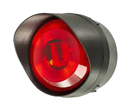 Moflash LED-TL Modular Series Red Steady Beacon 280V ac/dc, LED Bulb Wall, Surface, IP65