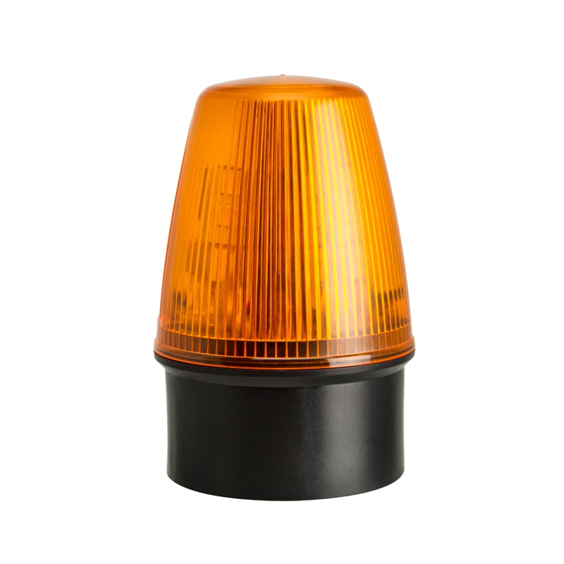 Moflash LED 100 ECO Series Amber Flashing, Static Beacon 80V, LED Bulb Wall, Surface, IP65