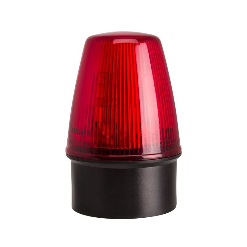 Moflash LED 100 ECO Series Red Static, Flashing Beacon 80V, LED Bulb Surface, Wall, IP65