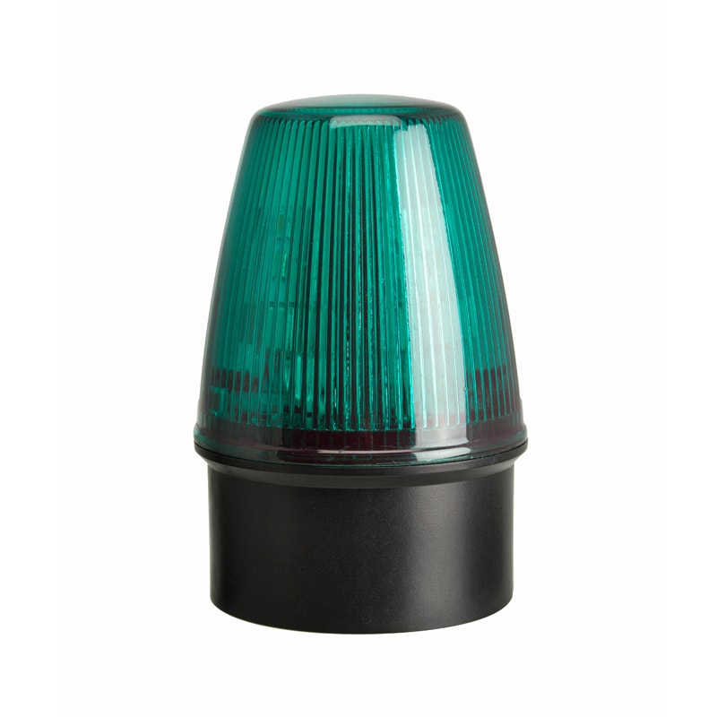 Moflash LED 100 ECO Series Green Flashing, Static Beacon 80V, LED Bulb Surface, Wall, IP65