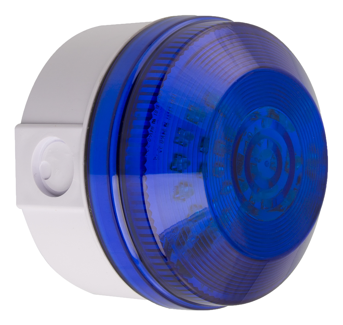 Moflash LED195 Series Blue Flashing Beacon 48V ac/dc, LED Bulb Rear, Side, IP65