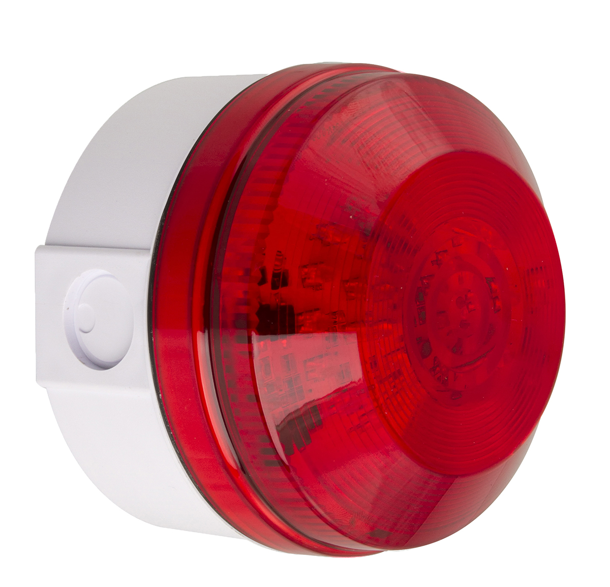 Moflash LED195 Series Red Flashing Beacon 48V ac/dc, LED Bulb Side, Rear, IP65
