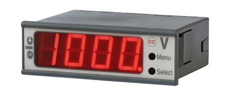 ELC LED Digital Ammeter 200 mA DC, 22.5 mm x 68.8 mm, ±0.1 %