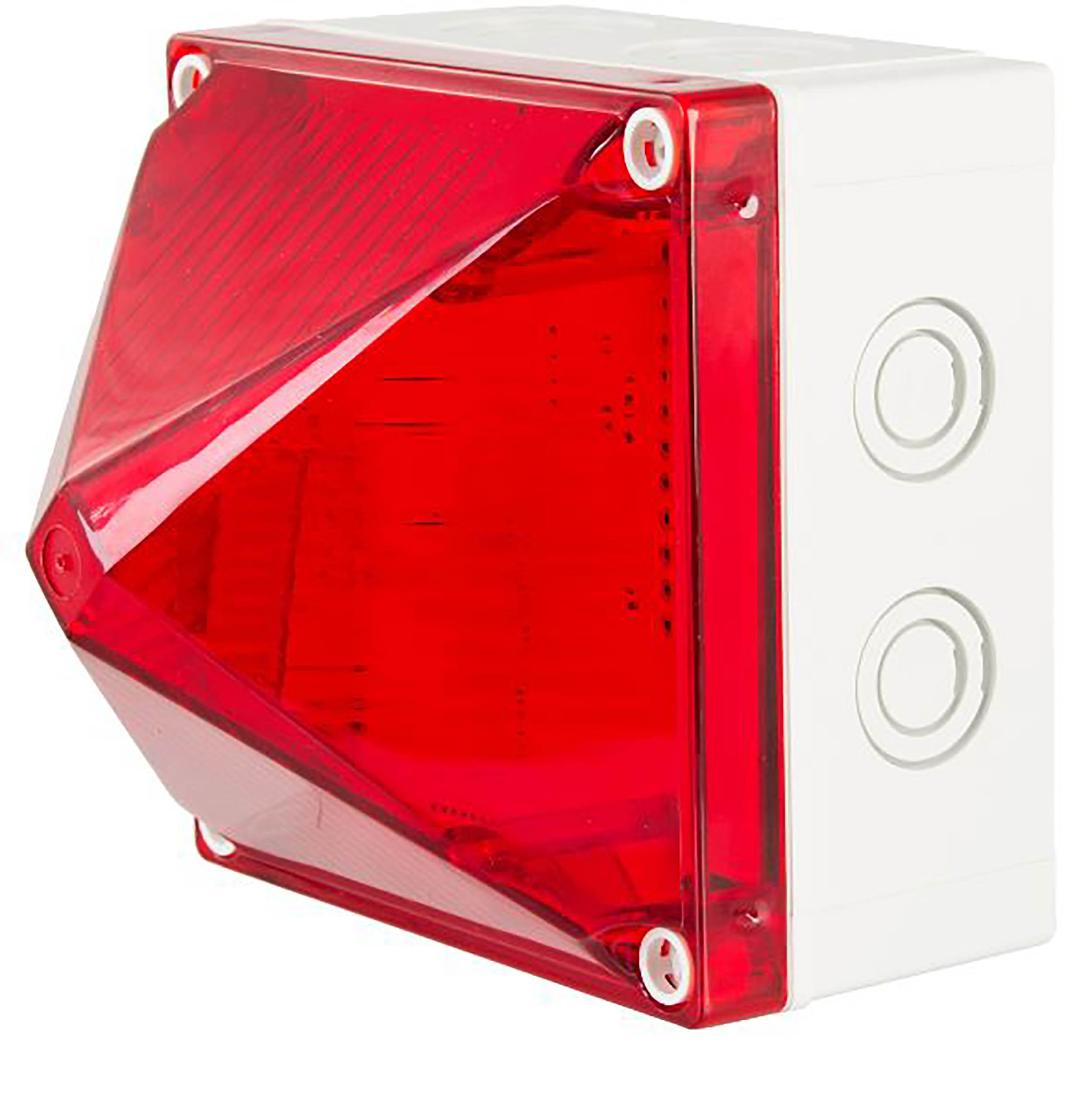 Moflash LED700 Series Red Steady, Flashing LED Beacon 230V, LED Bulb Surface, IP67, IP66
