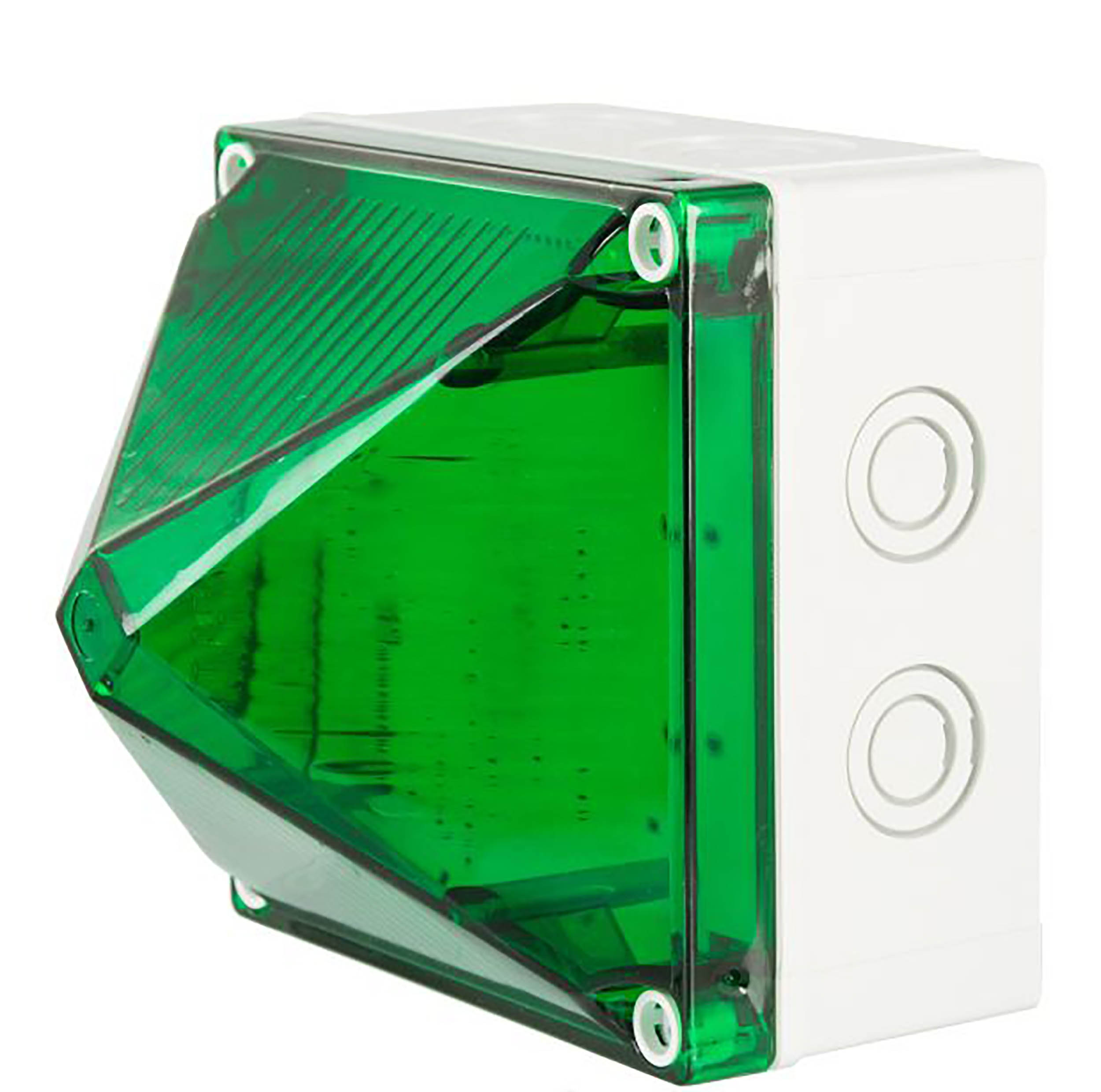 Moflash LED700 Series Green Steady, Flashing Beacon 230V, LED Bulb Surface, IP67, IP66