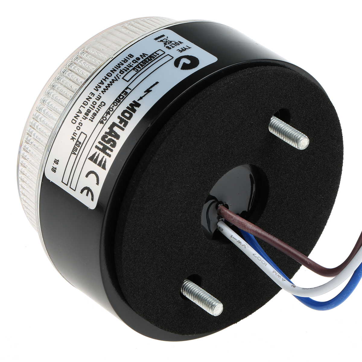 led80-04-04 Moflash LED80 ECO Series Green Steady, Flashing Beacon 230V ac, LED Bulb Surface, IP67