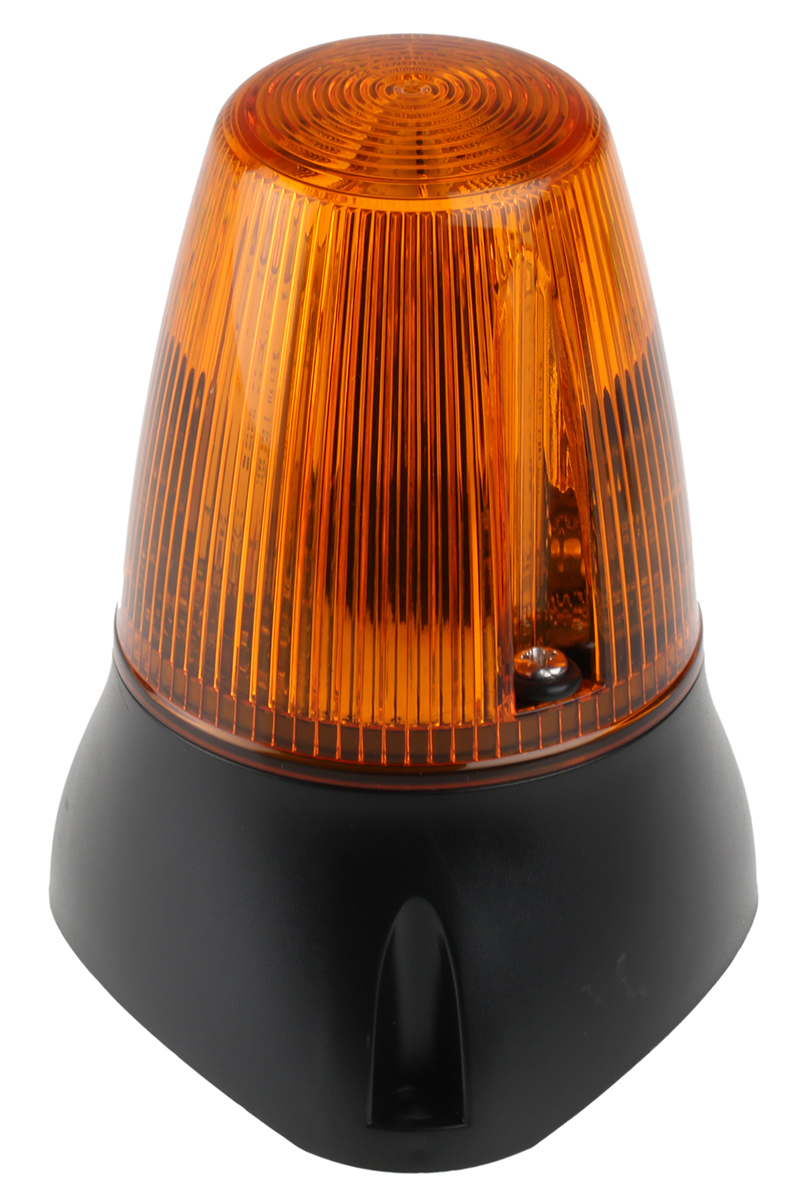 Moflash LEDA100 Series Amber Beacon-Buzzer Combination, IP65 30V Surface, Wall 80 dB @ 1m