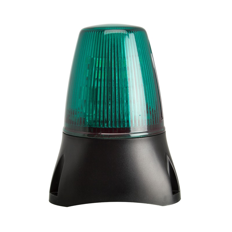 Moflash LEDA100 ECO Series Green Static, Flashing Beacon 85V, LED Bulb Wall, IP65