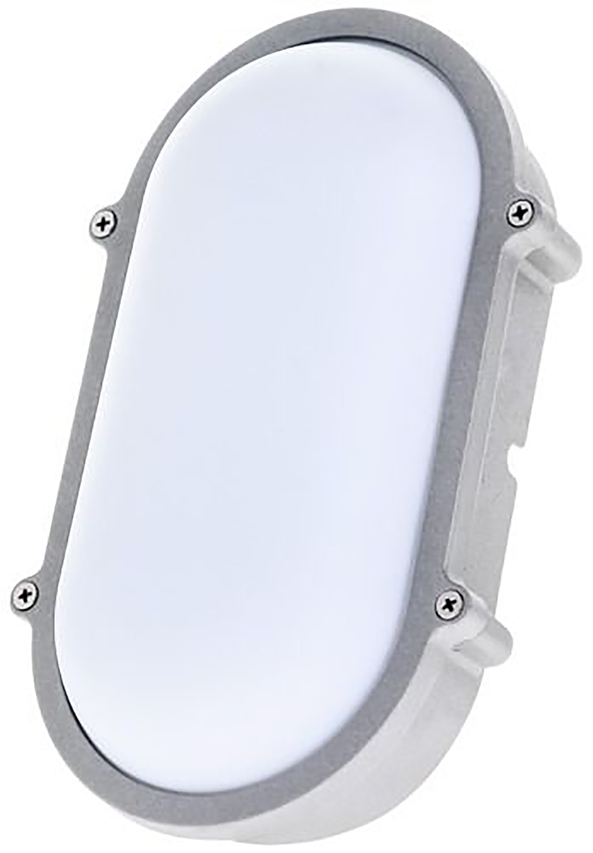 Timeguard Oval Oval LED Bulkhead Light, 15 W, 230V ac Lamp Supplied, IP65, LEDBHO15W