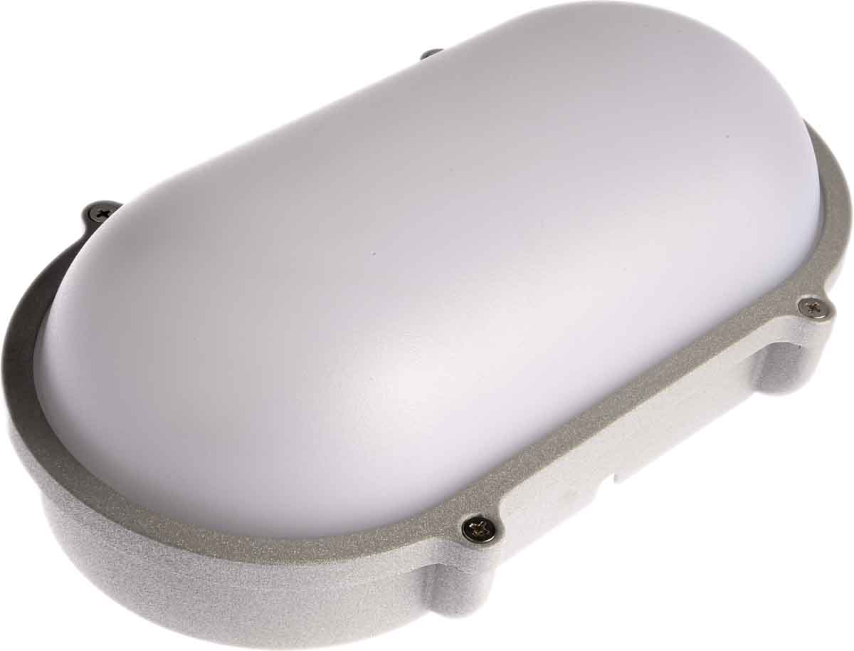 Timeguard Oval Oval LED Bulkhead Light, 25 W, 230V ac Lamp Supplied, IP65