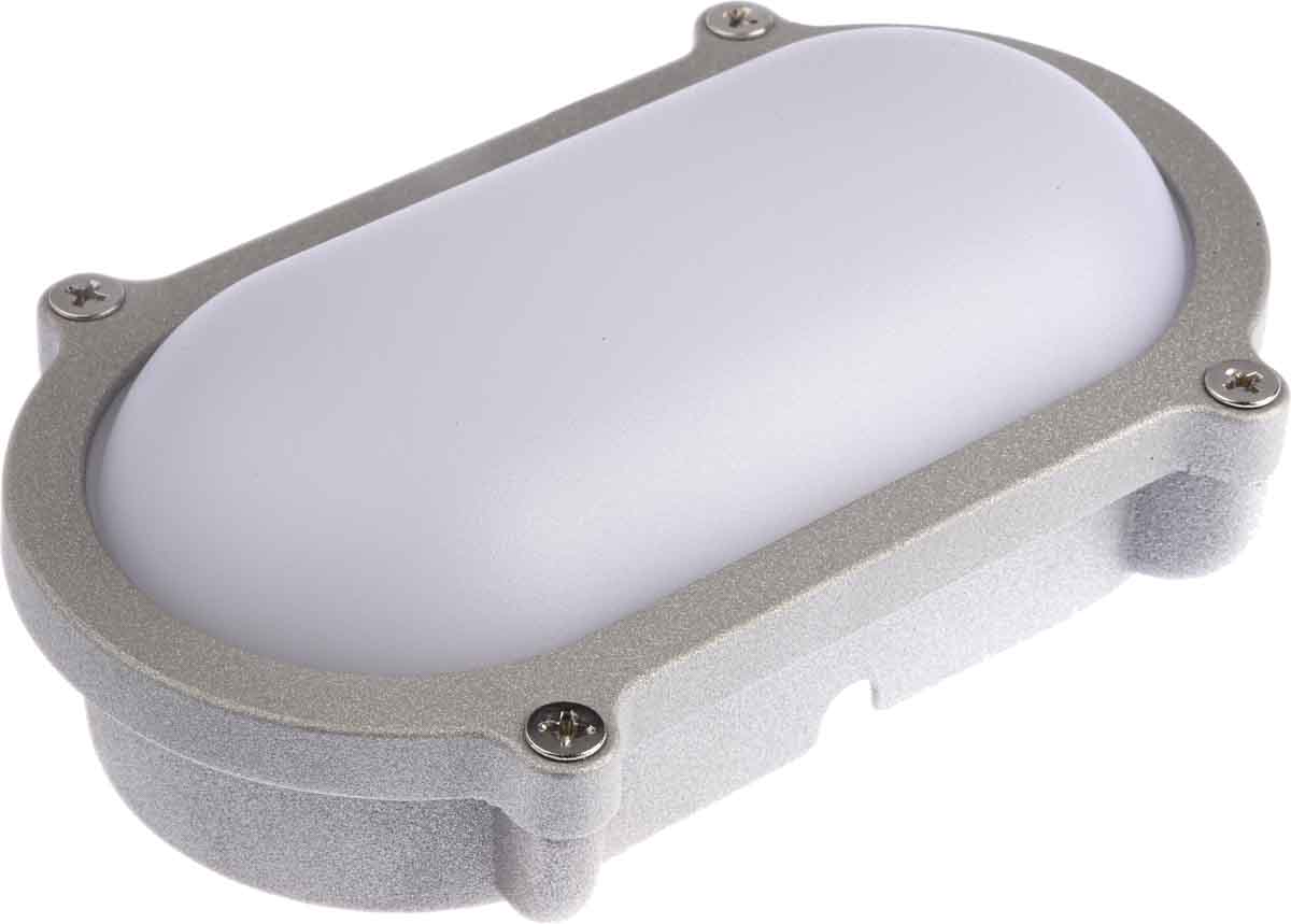 Timeguard Oval Oval LED Bulkhead Light, 7 W, 230V ac Lamp Supplied, IP65