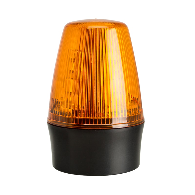Moflash LEDS100 ECO Series Amber Static, Flashing Beacon 85V, LED Bulb Wall, IP65