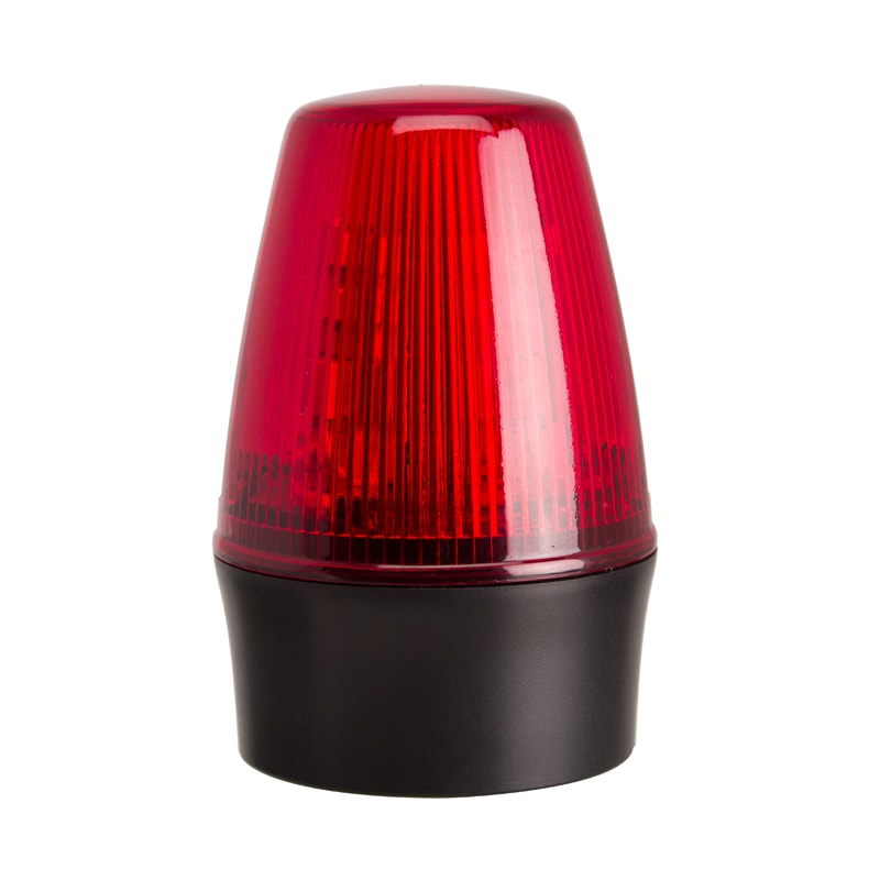 Moflash LEDS100 ECO Series Red Static, Flashing Beacon 85V, LED Bulb Wall, IP65